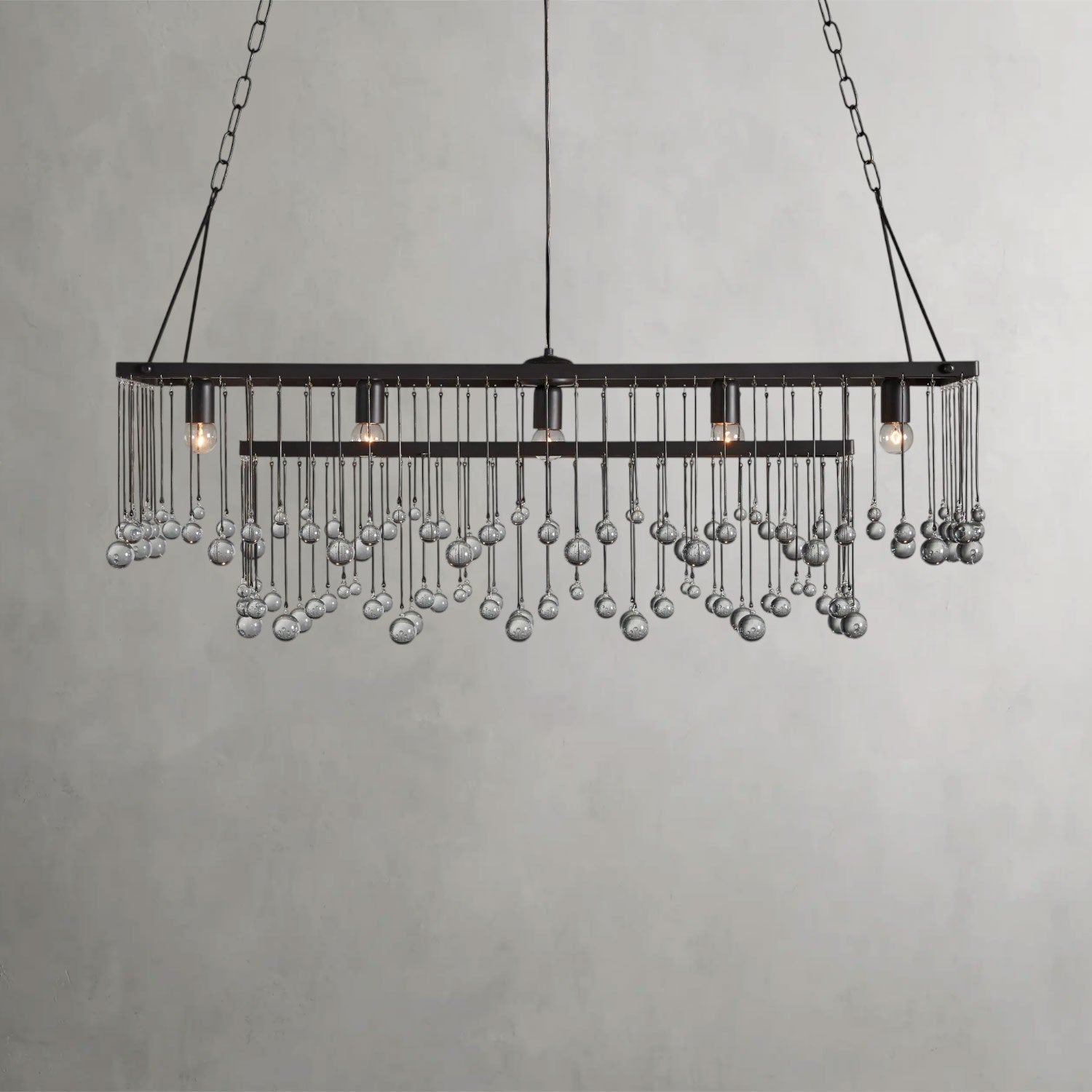 Aubrey Rectangular Chandelier 47", 60"